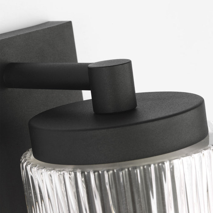 Generation Lighting - GLO1061TXB - One Light Outdoor Wall Lantern - Ronde - Textured Black