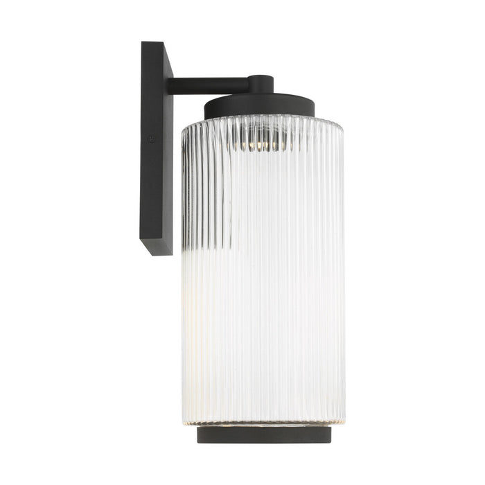Generation Lighting - GLO1071DL-TXB - One Light Outdoor Wall Lantern - Ronde - Textured Black