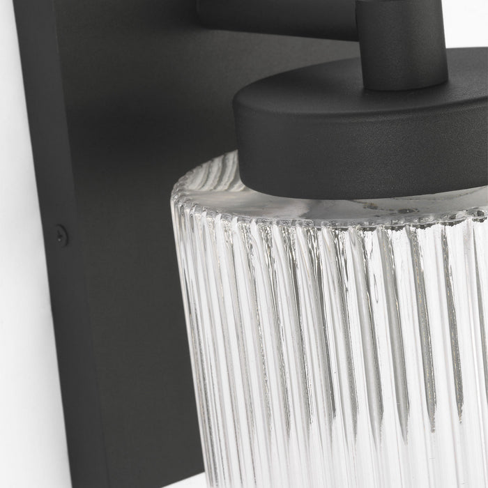 Generation Lighting - GLO1071DL-TXB - One Light Outdoor Wall Lantern - Ronde - Textured Black