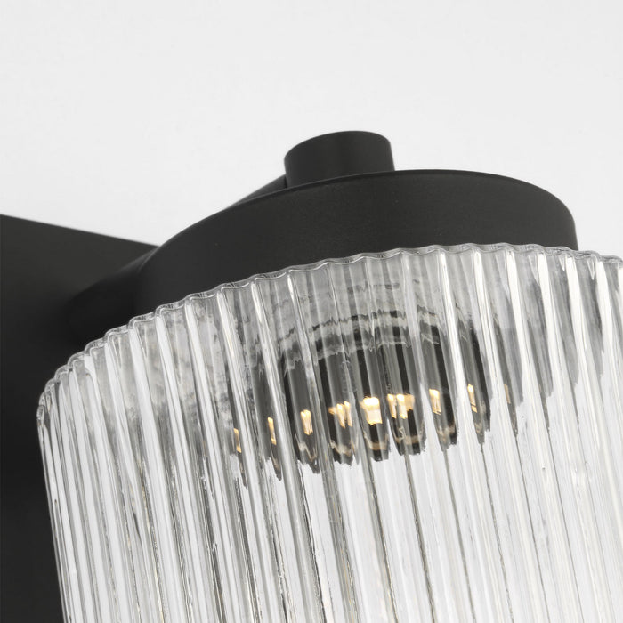 Generation Lighting - GLO1081DL-TXB - One Light Outdoor Wall Lantern - Ronde - Textured Black