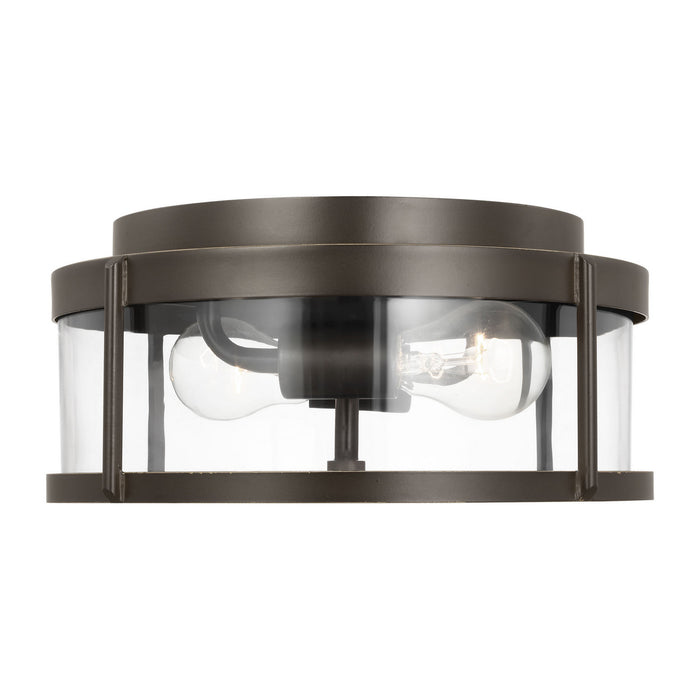 Generation Lighting - GLO1132C-ANBZ - Flush Mount - Luning - Antique Bronze