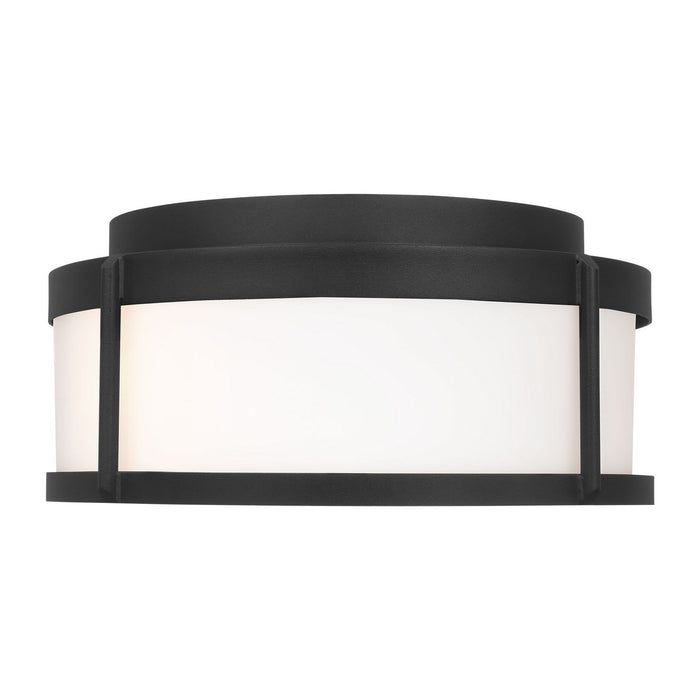 Generation Lighting - GLO1132OE-TXB - Flush Mount - Luning - Textured Black