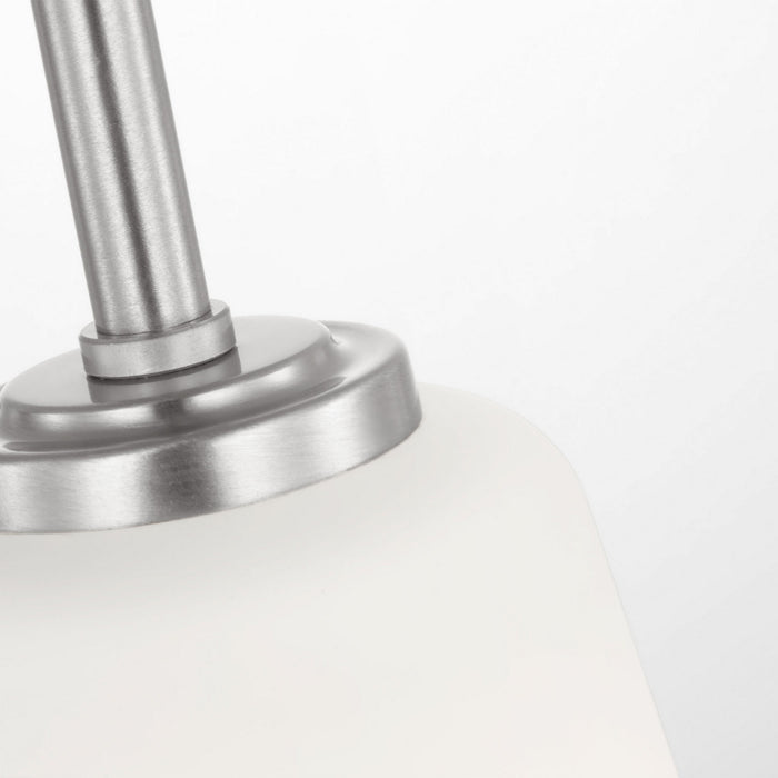 Generation Lighting - GLP1031BS - One Light Mini-Pendant - Miles - Brushed Nickel