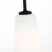 Generation Lighting - GLP1031MBK - One Light Mini-Pendant - Miles - Midnight Black