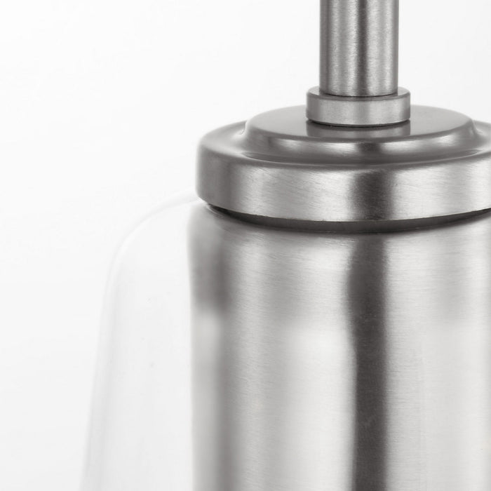 Generation Lighting - GLP1041BS - One Light Mini-Pendant - Miles - Brushed Nickel