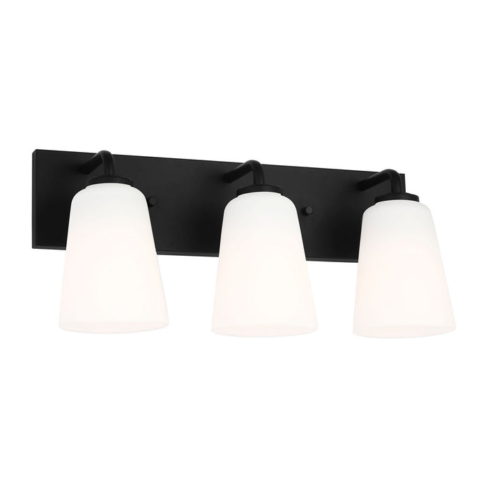 Generation Lighting - GLV1053MBK - Vanity - Miles - Midnight Black