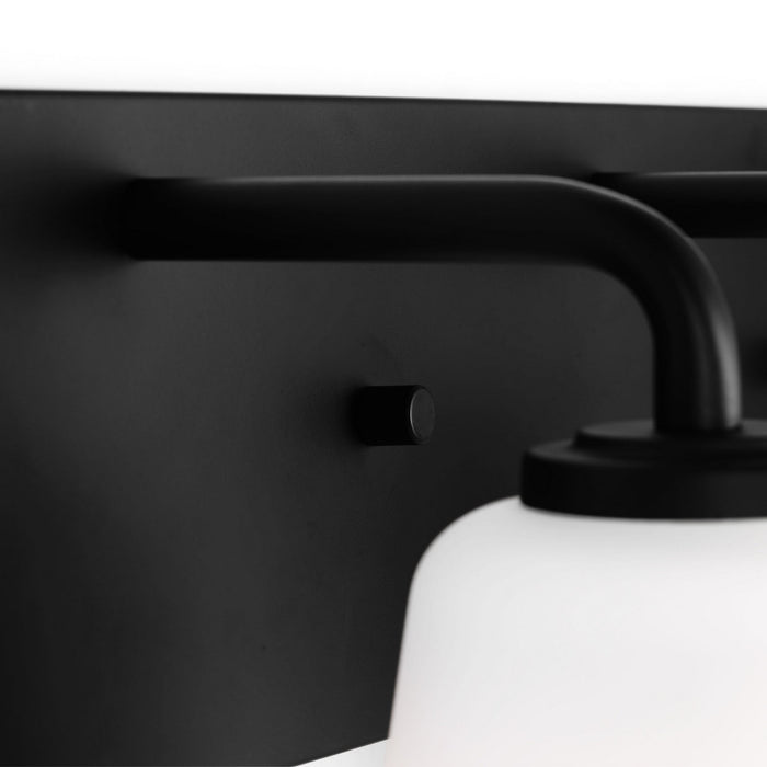 Generation Lighting - GLV1053MBK - Vanity - Miles - Midnight Black