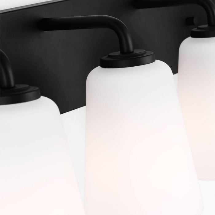 Generation Lighting - GLV1054MBK - Vanity - Miles - Midnight Black