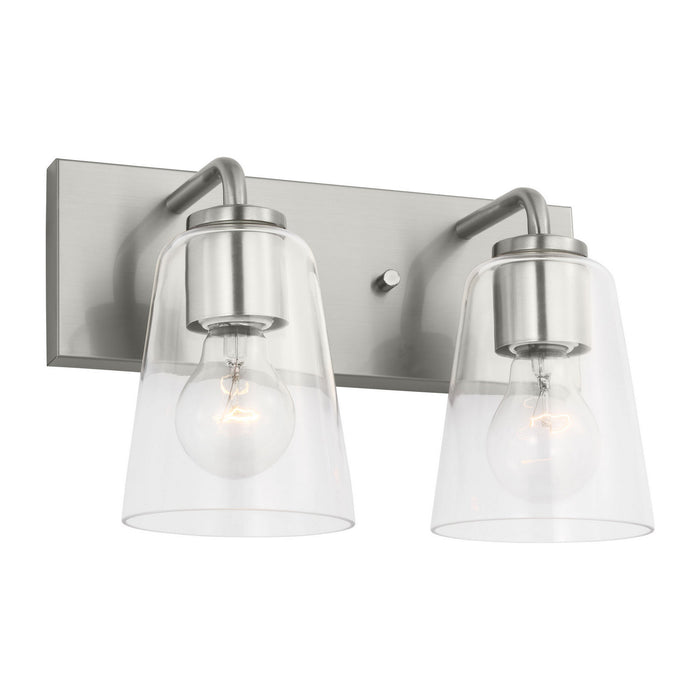 Generation Lighting - GLV1062BS - Vanity - Miles - Brushed Nickel