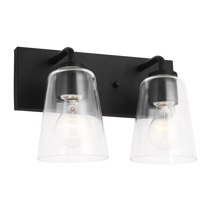 Generation Lighting - GLV1062MBK - Vanity - Miles - Midnight Black