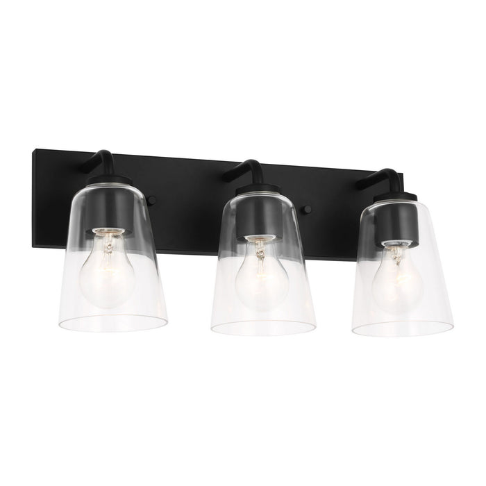 Generation Lighting - GLV1063MBK - Vanity - Miles - Midnight Black