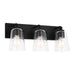 Generation Lighting - GLV1063MBK - Vanity - Miles - Midnight Black