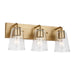 Generation Lighting - GLV1063SB - Vanity - Miles - Satin Brass