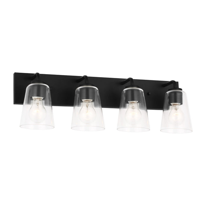 Generation Lighting - GLV1064MBK - Vanity - Miles - Midnight Black