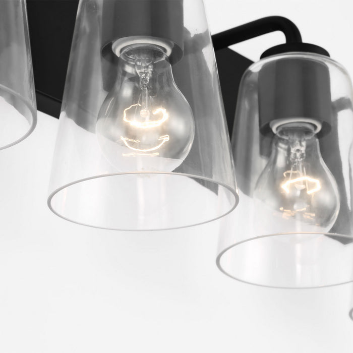 Generation Lighting - GLV1064MBK - Vanity - Miles - Midnight Black