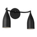 Generation Lighting - GLV1082MBK - Two Light Vanity - Maya - Midnight Black