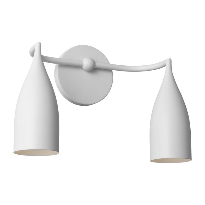 Generation Lighting - GLV1082MWT - Two Light Vanity - Maya - Matte White