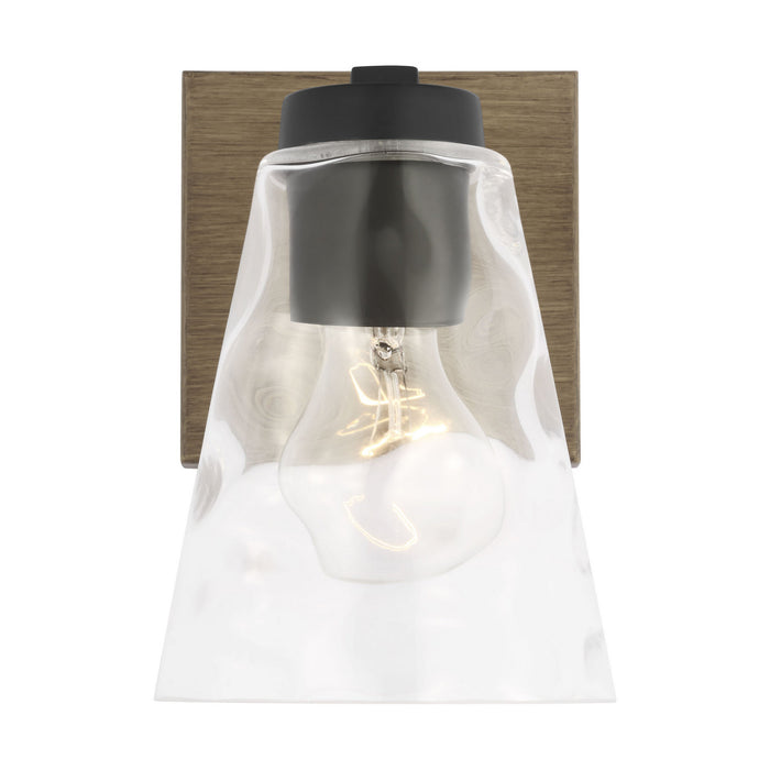 Generation Lighting - GLV1111MBKCRO - Vanity - Dunton - Midnight Black