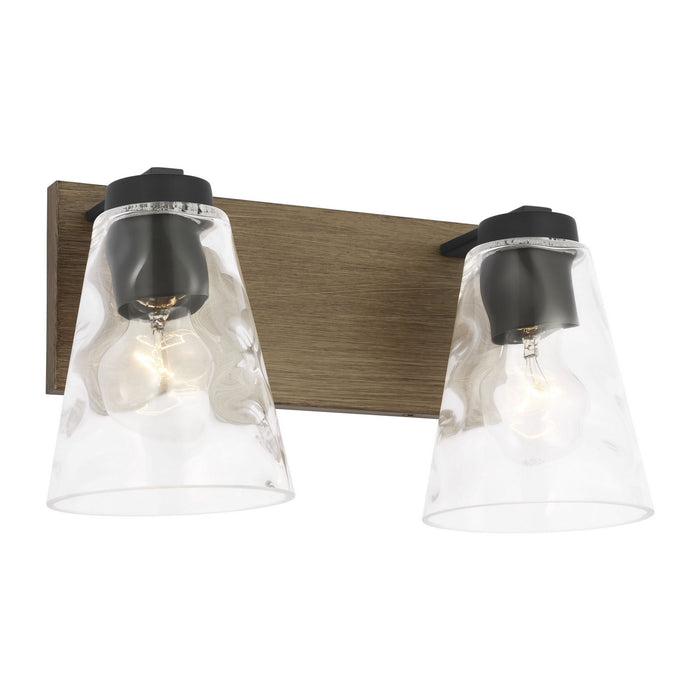 Generation Lighting - GLV1112MBKCRO - Vanity - Dunton - Midnight Black