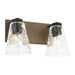 Generation Lighting - GLV1112MBKCRO - Vanity - Dunton - Midnight Black