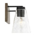 Generation Lighting - GLV1112MBKCRO - Vanity - Dunton - Midnight Black