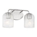 Generation Lighting - GLV1132BS - Two Light Vanity - Eisele - Brushed Nickel