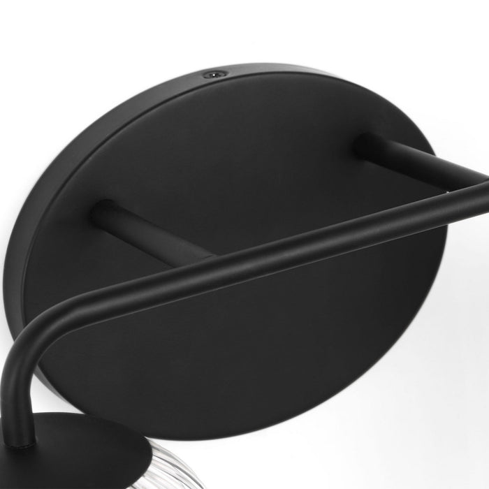 Generation Lighting - GLV1132MBK - Two Light Vanity - Eisele - Midnight Black