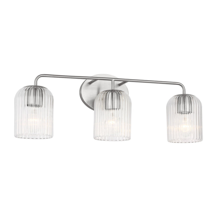 Generation Lighting - GLV1133BS - Three Light Vanity - Eisele - Brushed Nickel