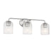 Generation Lighting - GLV1133BS - Three Light Vanity - Eisele - Brushed Nickel