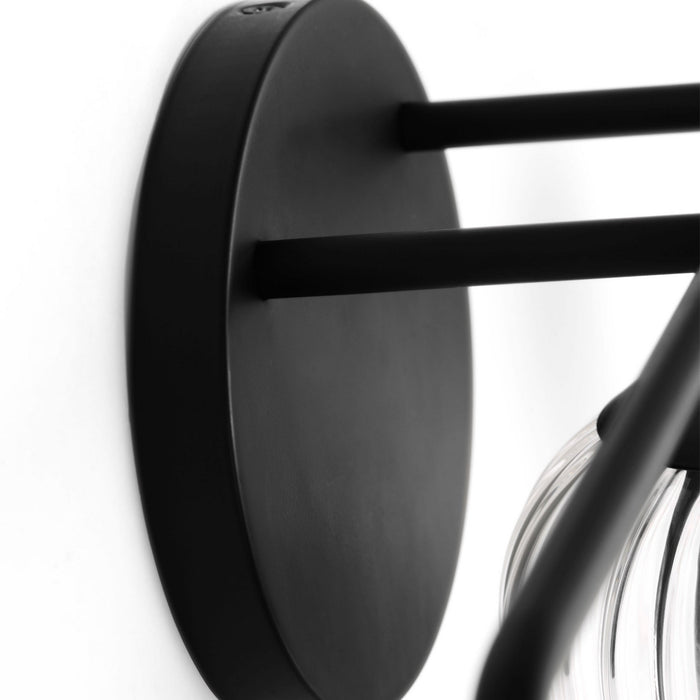 Generation Lighting - GLV1133MBK - Three Light Vanity - Eisele - Midnight Black