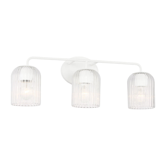 Generation Lighting - GLV1133MWT - Three Light Vanity - Eisele - Matte White
