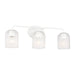 Generation Lighting - GLV1133MWT - Three Light Vanity - Eisele - Matte White