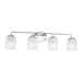 Generation Lighting - GLV1134CH - Four Light Vanity - Eisele - Chrome