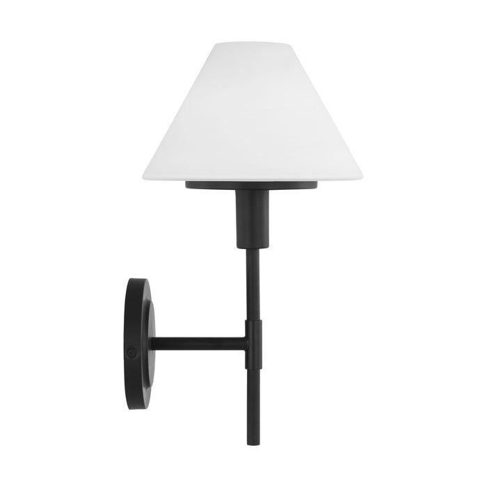 Generation Lighting - GLW1011MBK - Wall Sconce - Mendota - Midnight Black