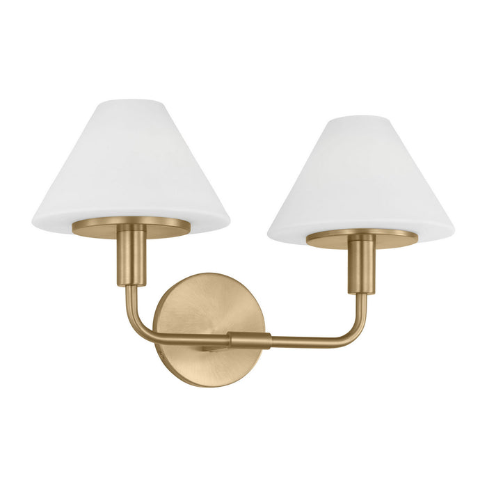 Generation Lighting - GLW1022SB - Wall Sconce - Mendota - Satin Brass
