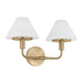 Generation Lighting - GLW1022SB - Wall Sconce - Mendota - Satin Brass