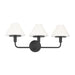Generation Lighting - GLW1033MBK - Wall Sconce - Mendota - Midnight Black
