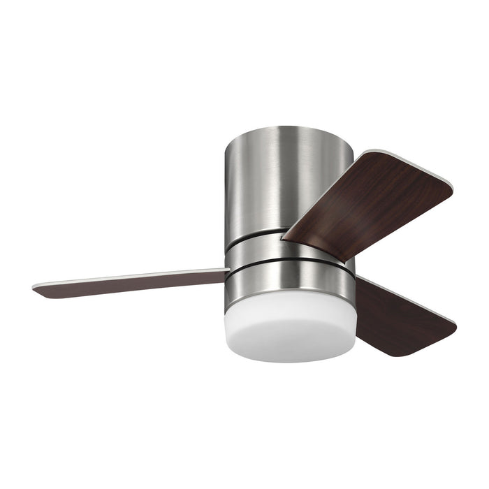 Generation Lighting - 3ERHR32BSD - 32"Ceiling Fan - Era 32 Hugger LED - Brushed Nickel