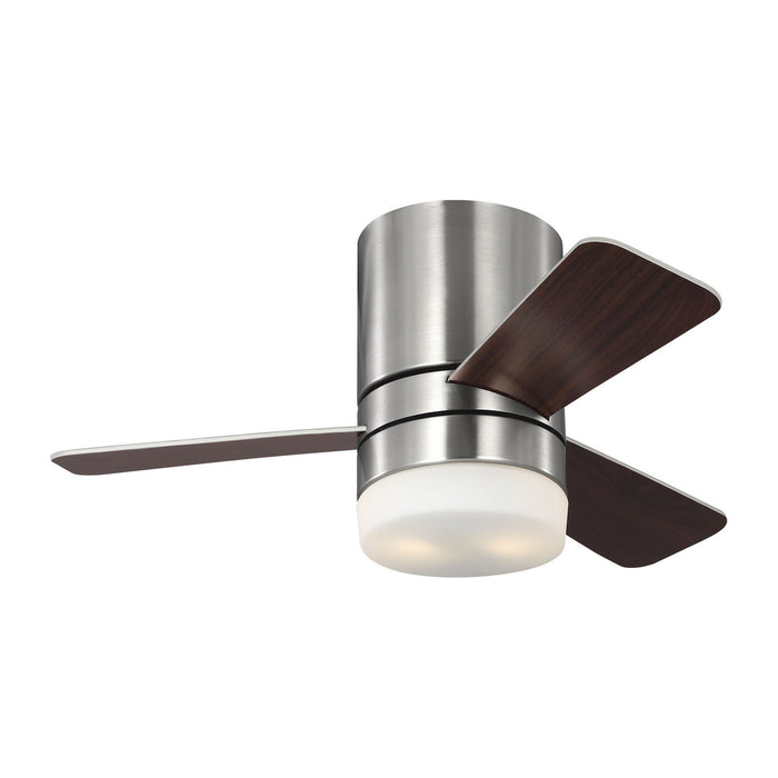 Generation Lighting - 3ERHR32BSD - 32"Ceiling Fan - Era 32 Hugger LED - Brushed Nickel