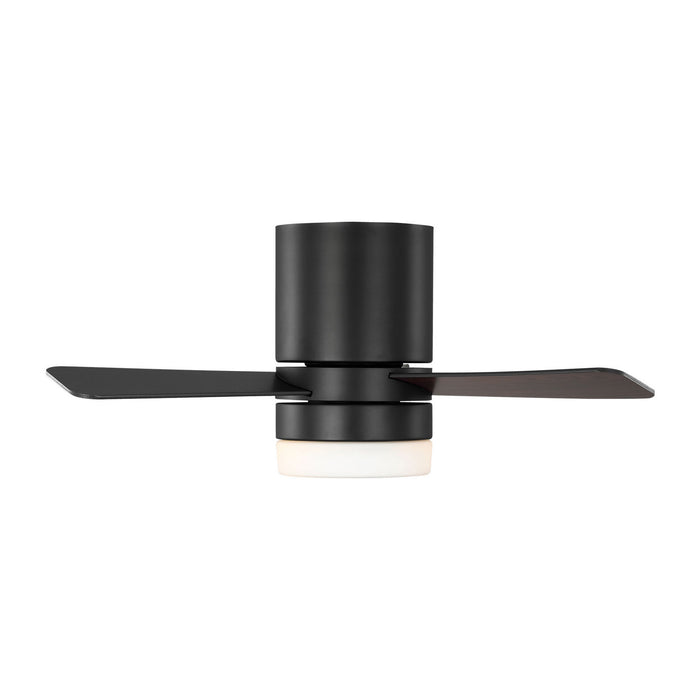 Generation Lighting - 3ERHR32MBKD - 32"Ceiling Fan - Era 32 Hugger LED - Midnight Black