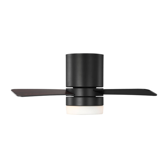 Generation Lighting - 3ERHR32MBKD - 32"Ceiling Fan - Era 32 Hugger LED - Midnight Black