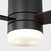 Generation Lighting - 3ERHR32MBKD - 32"Ceiling Fan - Era 32 Hugger LED - Midnight Black