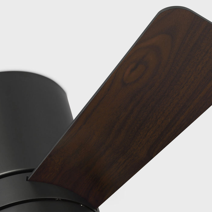 Generation Lighting - 3ERHR32MBKD - 32"Ceiling Fan - Era 32 Hugger LED - Midnight Black