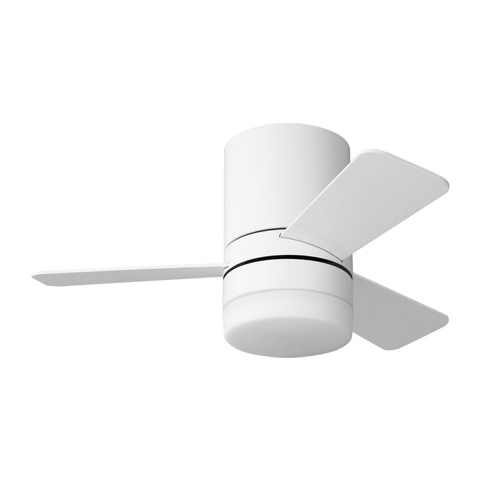 Generation Lighting - 3ERHR32RZWD - 32"Ceiling Fan - Era 32 Hugger LED - Matte White