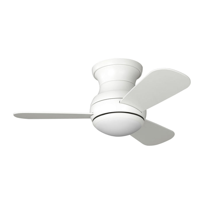 Generation Lighting - 3OBSHR32RZWD - 32"Ceiling Fan - Orbis 32 Hugger LED - Matte White