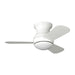 Generation Lighting - 3OBSHR32RZWD - 32"Ceiling Fan - Orbis 32 Hugger LED - Matte White