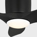Generation Lighting - 3TTHR32MBKD - 32"Ceiling Fan - Titus 32 Hugger LED - Midnight Black