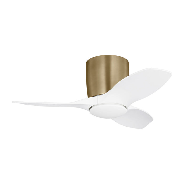 Generation Lighting - 3TTHR32SBD - 32"Ceiling Fan - Titus 32 Hugger LED - Satin Brass