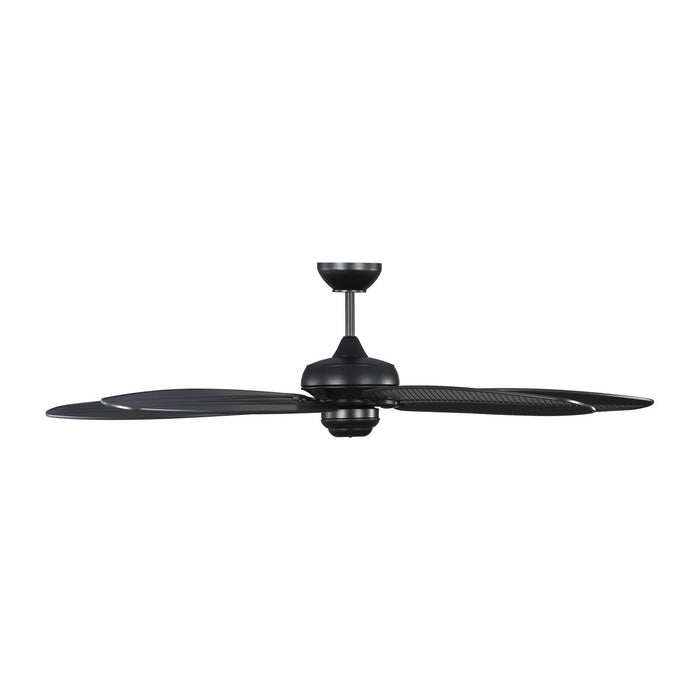 Generation Lighting - 5CUR60BK - 60"Ceiling Fan - Cruise Outdoor 60 - Matte Black