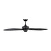 Generation Lighting - 5CUR60BK - 60"Ceiling Fan - Cruise Outdoor 60 - Matte Black